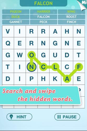 Word Hunter - Search and Swipe