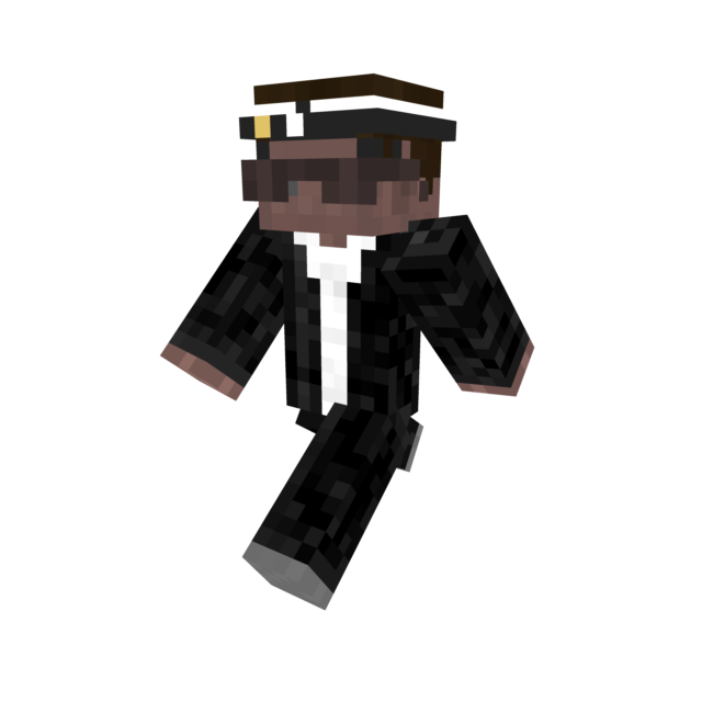 Minecraft Black Coffin Bearer Skin-Professional Team