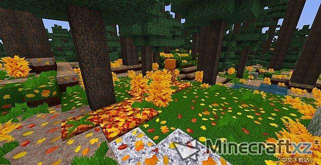 แพ็กทรัพยากร Zedercraft Autumn HD