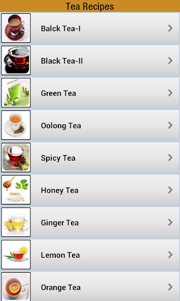 Tea Recipes