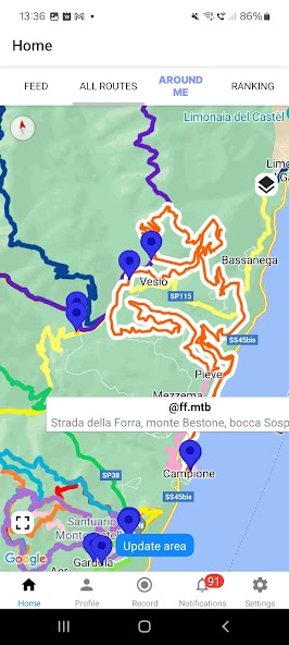 Training Camp: MTB routes