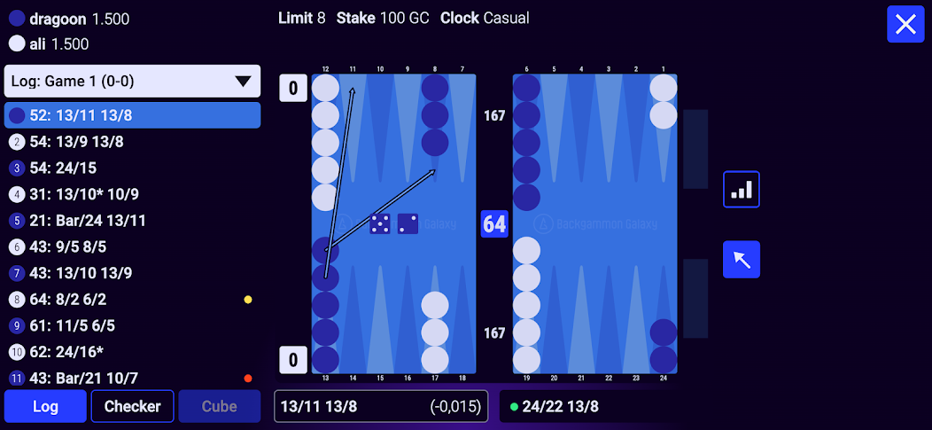 Backgammon Galaxy