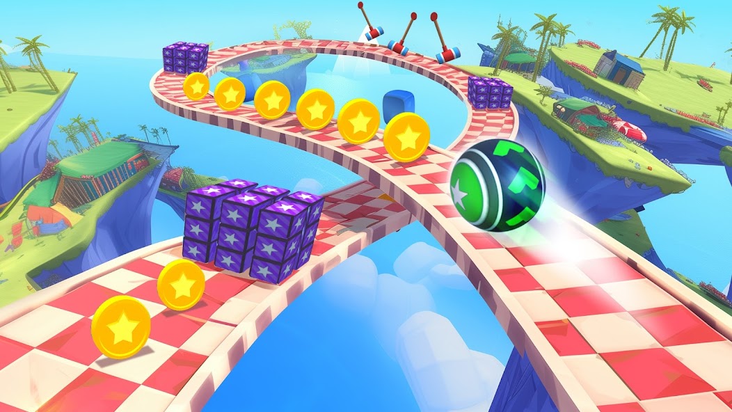 3D Super Rolling Ball Race