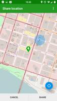 OSM Share Location Plugin