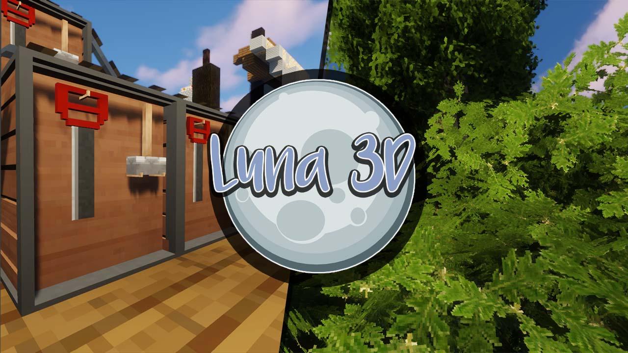 Pack de ressources Minecraft Luna 3D