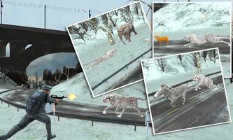 Wild Snow Leopard Attack 3D