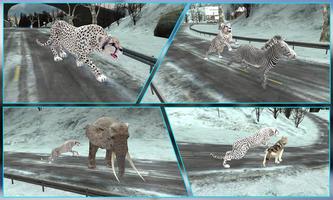 Wild Snow Leopard Attack 3D