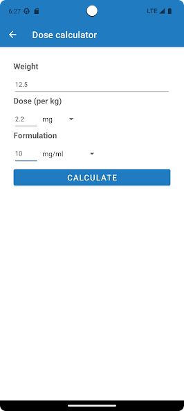 Vet Calculator