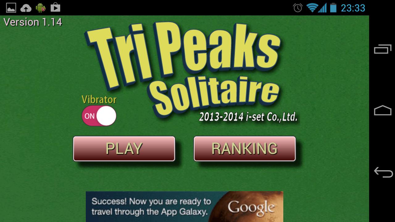 Tri Peaks Solitaire