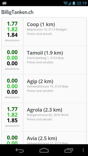 Billig Tanken - Benzin Preise