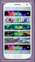 Glass Weather Clock Widget