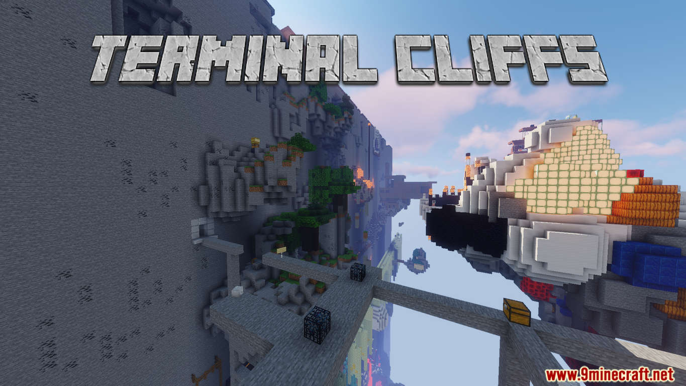 Carte des falaises du terminal | Minecraft version 1.16.4