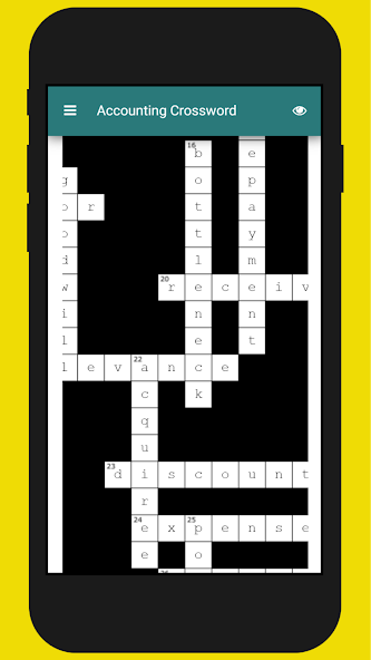 Accounting Crossword