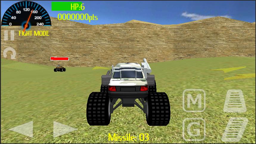 Monster Car Battle Racing