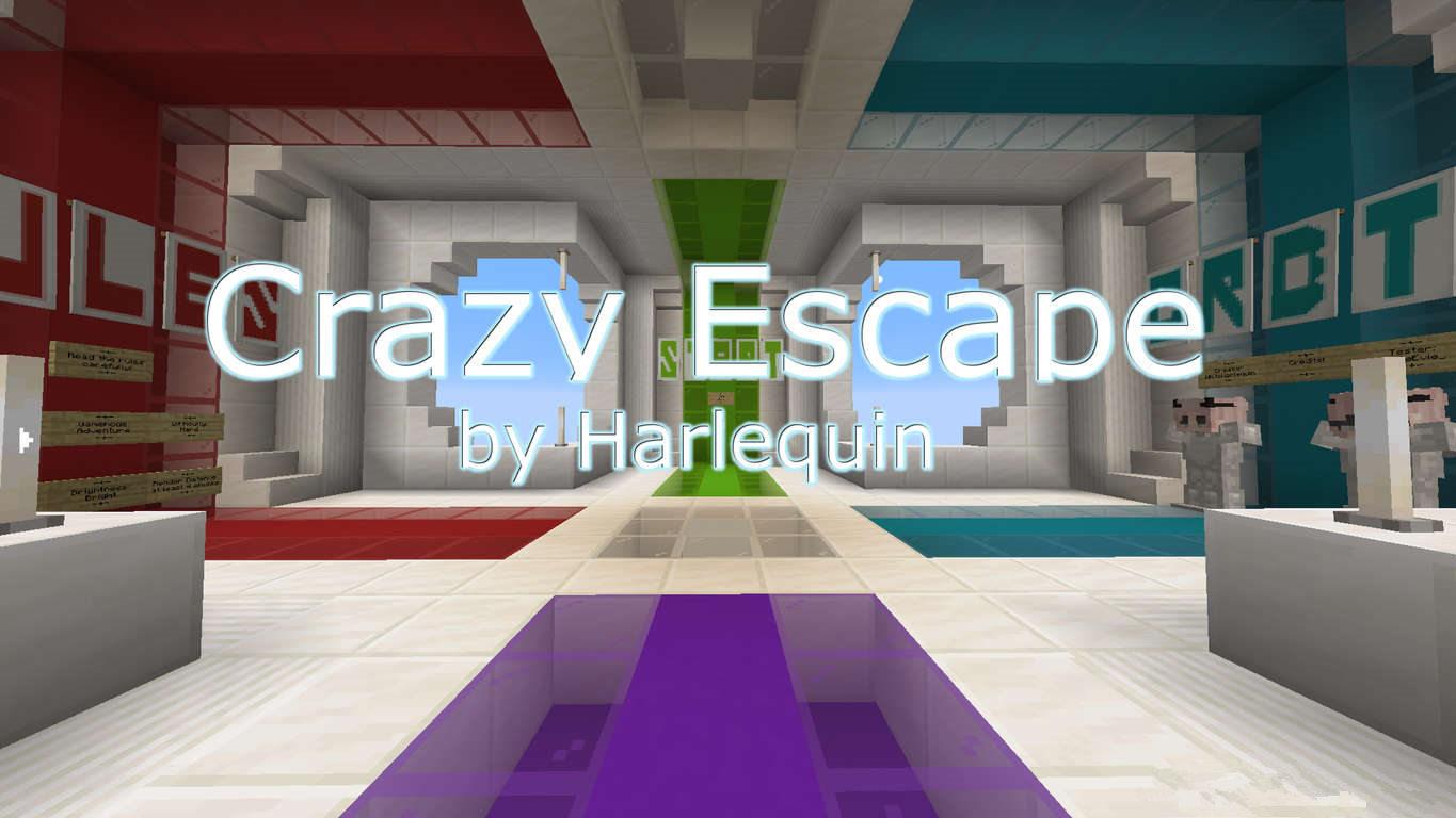 Minecraft Crazy Escape 지도