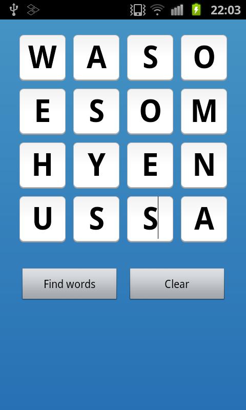 Ruzzle Resolver