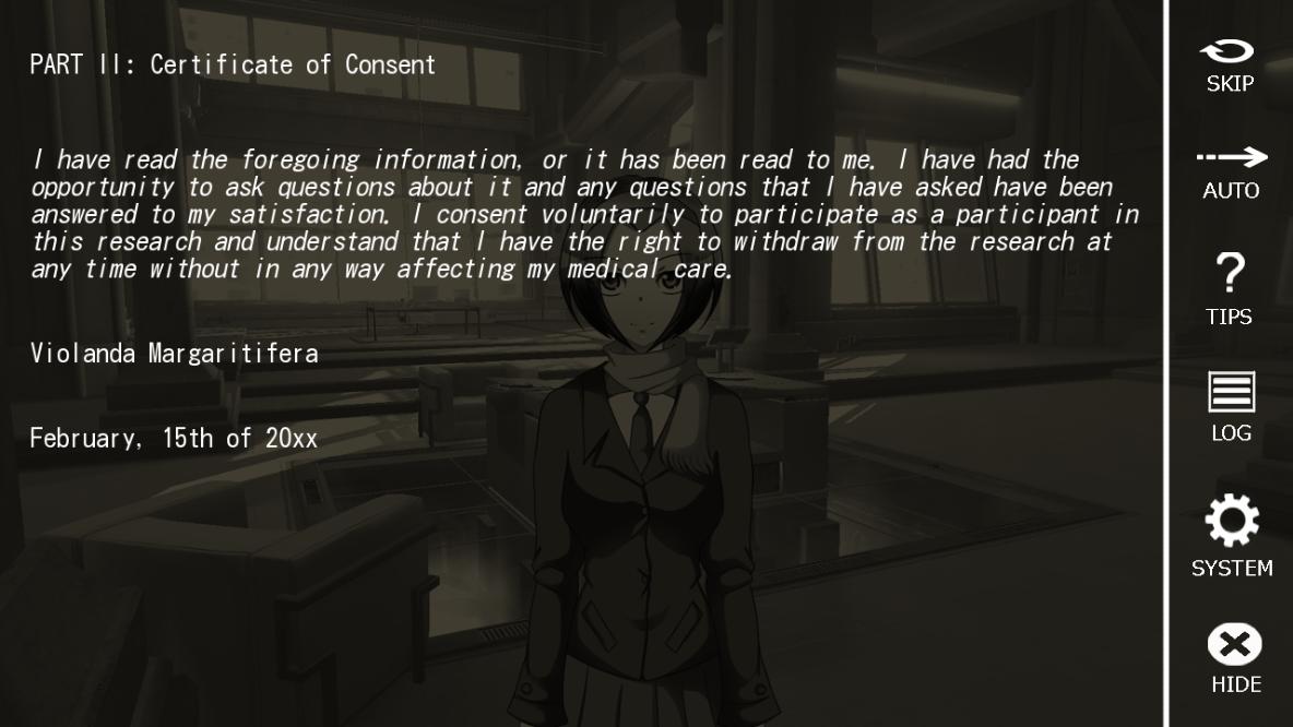 ERASER : Visual novel