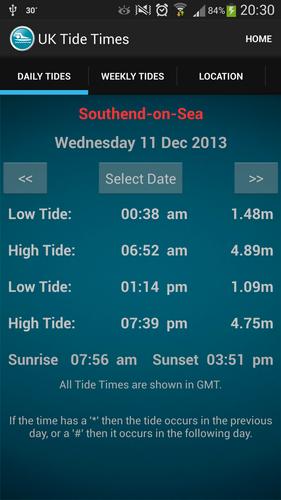 UK Tide Times