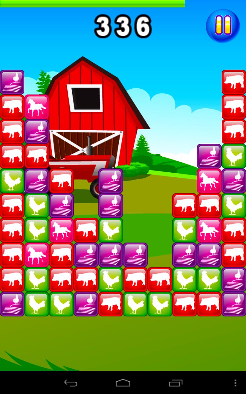 Pig Farm Brick Pet Fall Frenzy