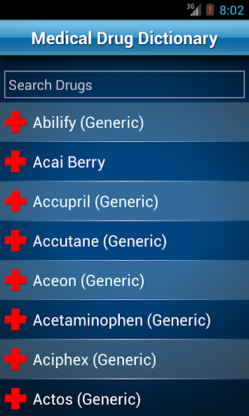 Drugs Dictionary Medical