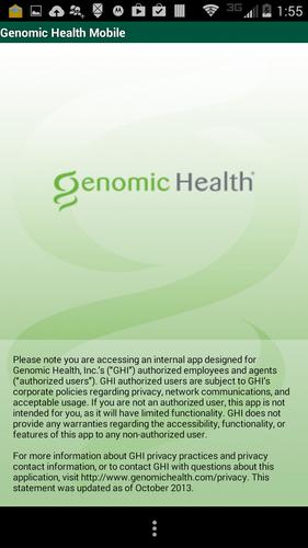 Genomic Health Mobile