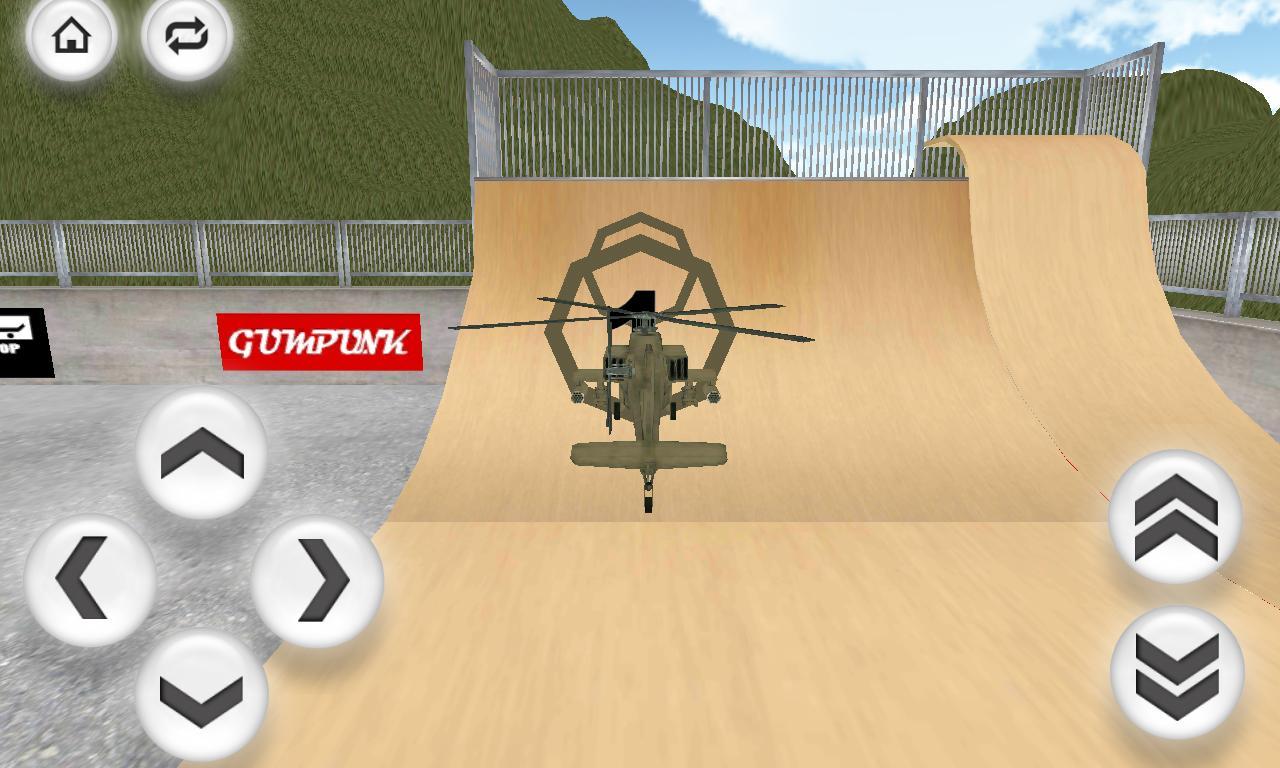 RC Army Helicopter: Skatepark