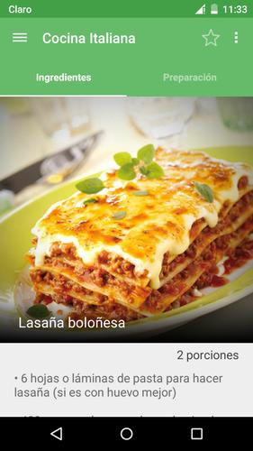 Cocina Italiana