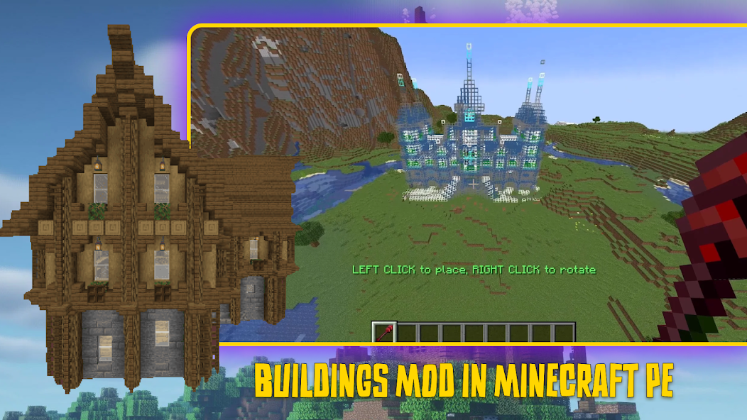 Buildings Mod in Minecraft PE