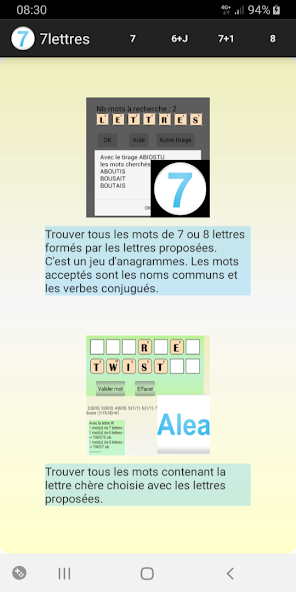 Anagrammes 7 lettres