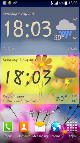 Weather ACE Clock Widget Pack