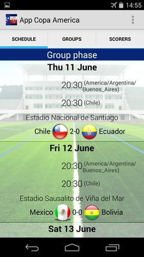 App Copa America 2015