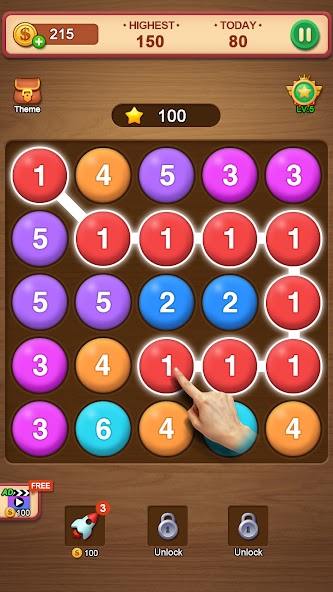 Number Puzzle - bubble match