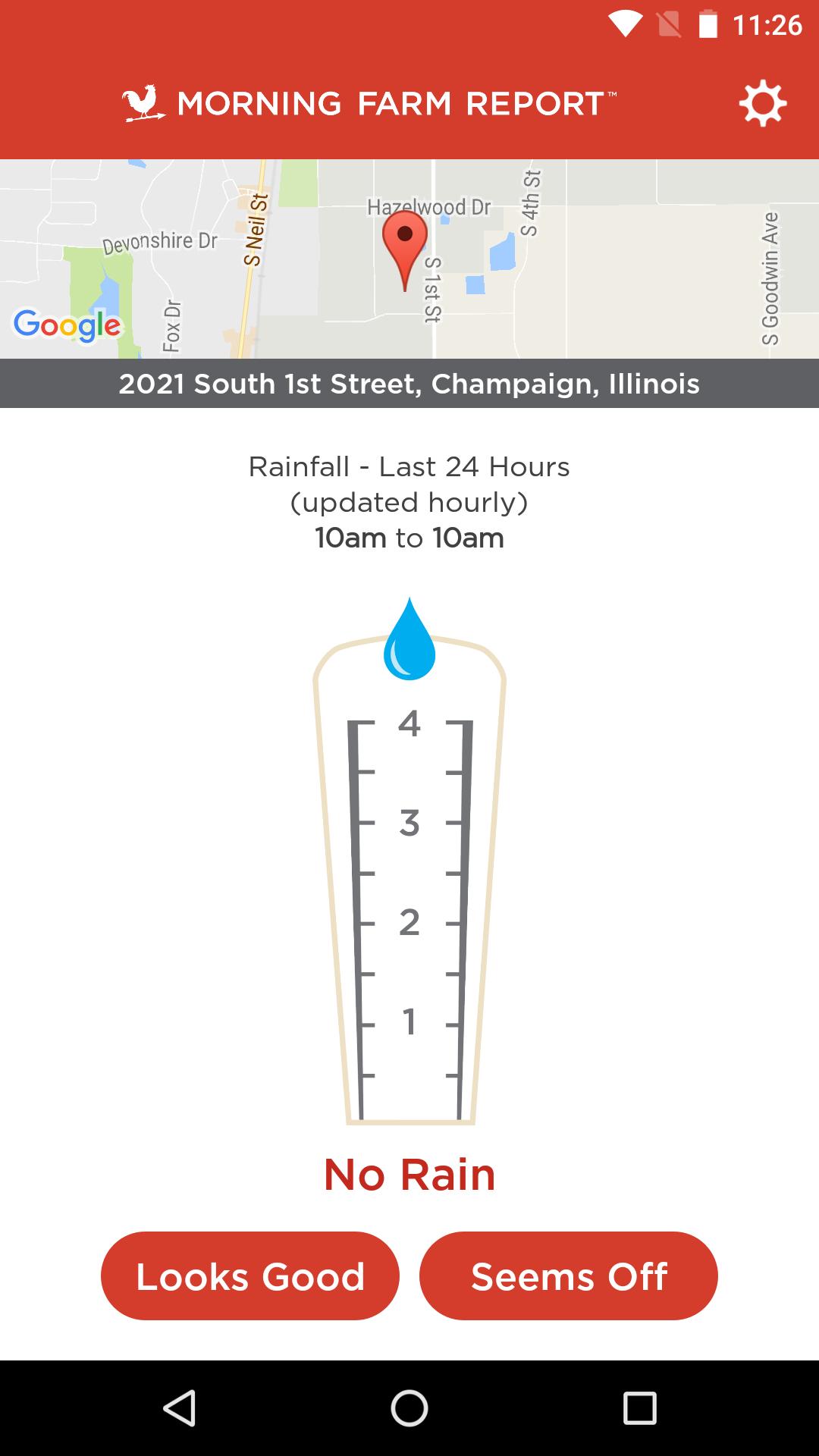 Pocket Rain Gauge