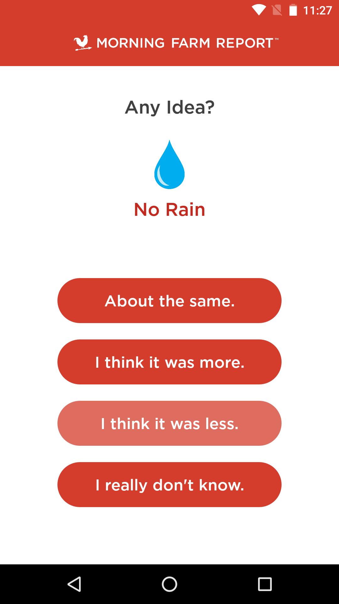 Pocket Rain Gauge