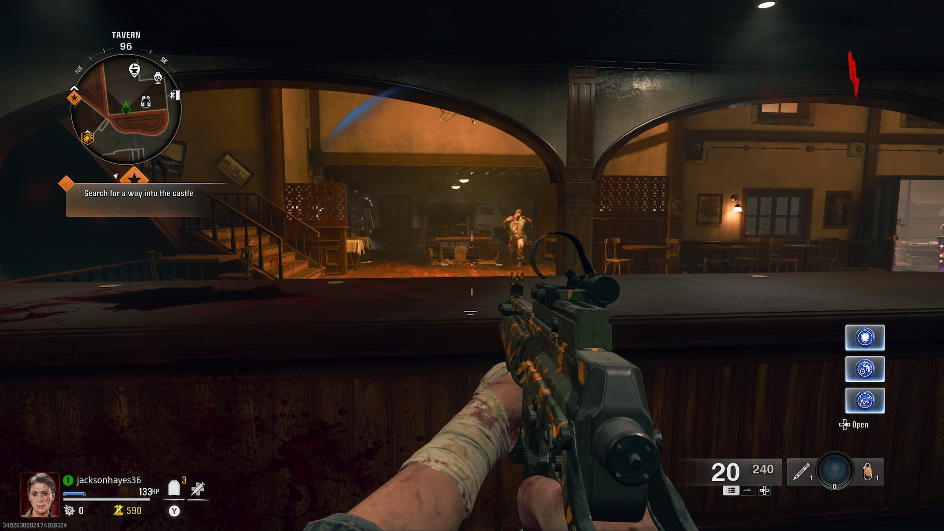 Como fazer o ovo de Páscoa do barman em Citadelle des Morts em Black Ops 6 Zombies