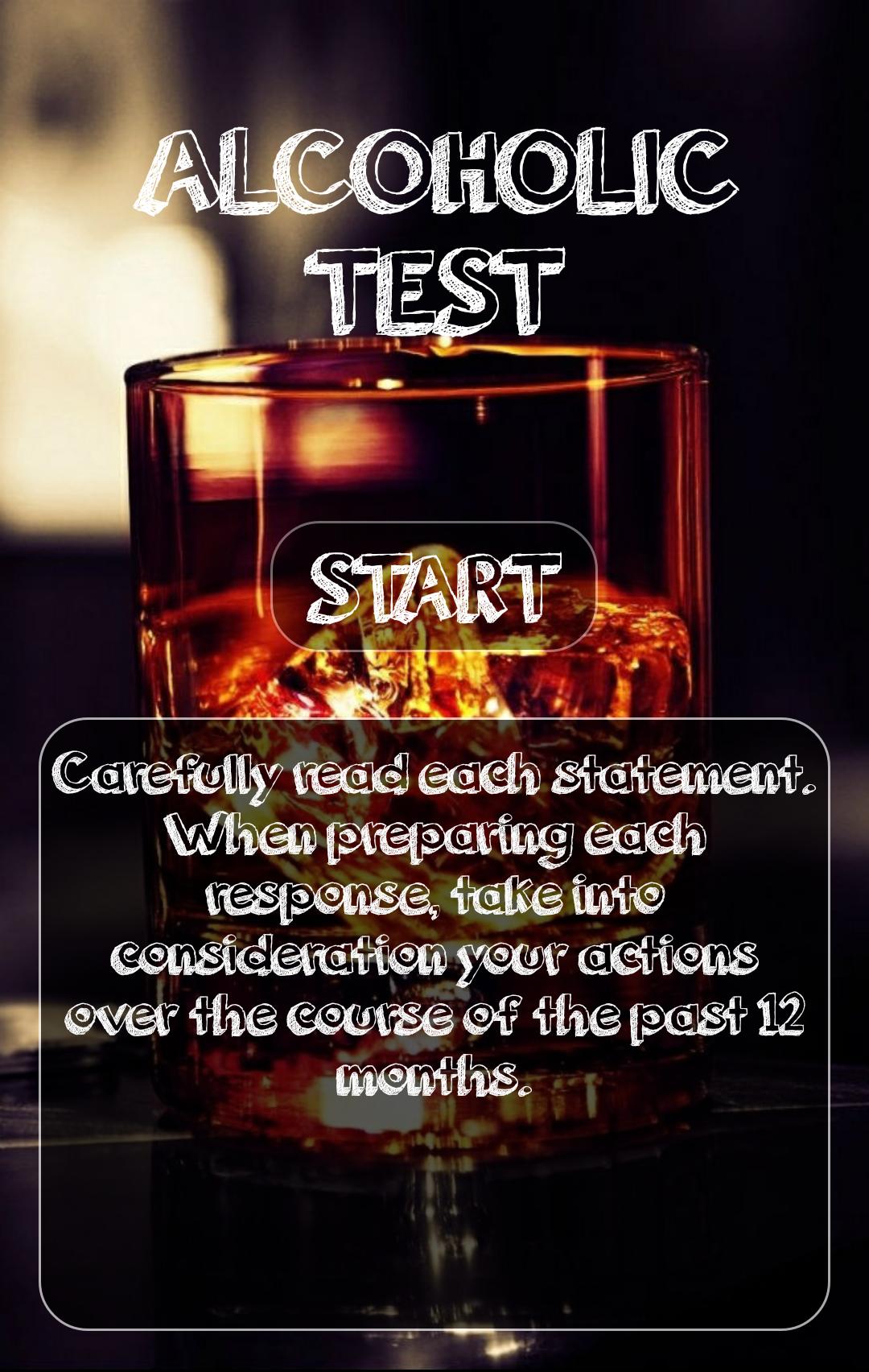 Alcoholic Test