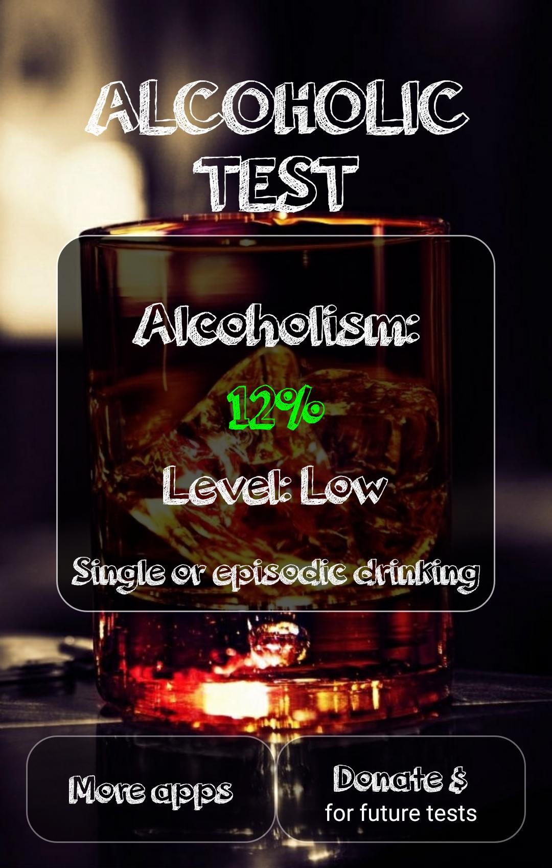 Alcoholic Test