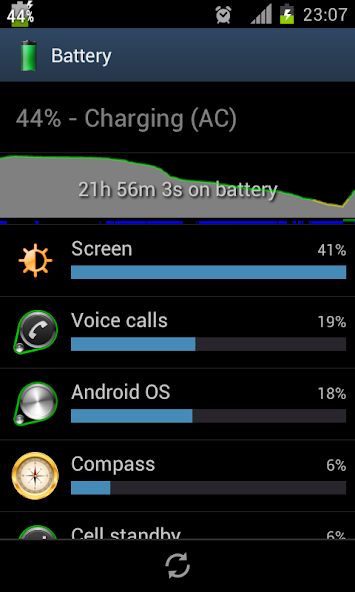 show battery percentage