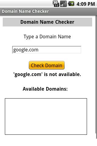 Domain Name Checker