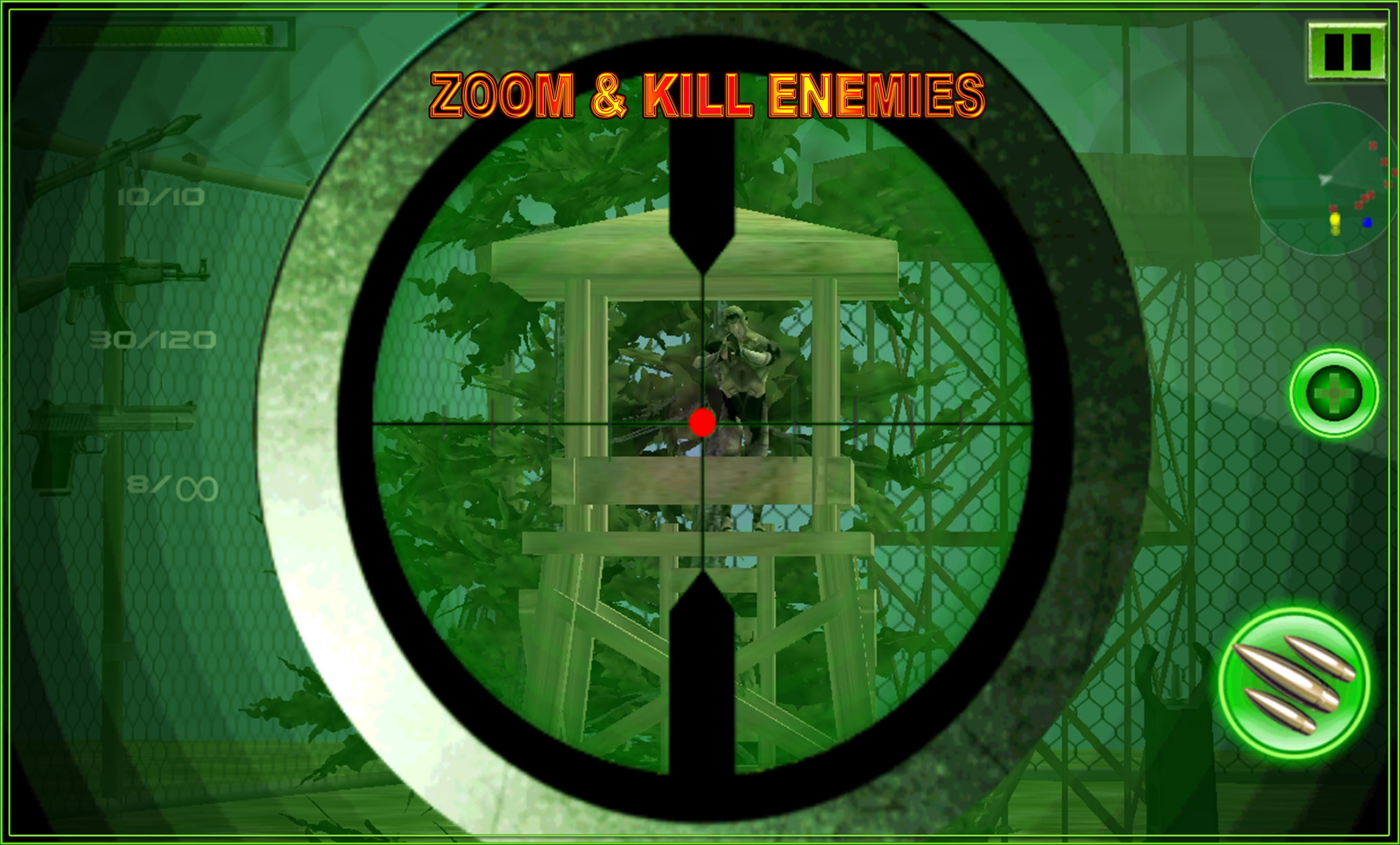 Commando Shooter Jungle Zone