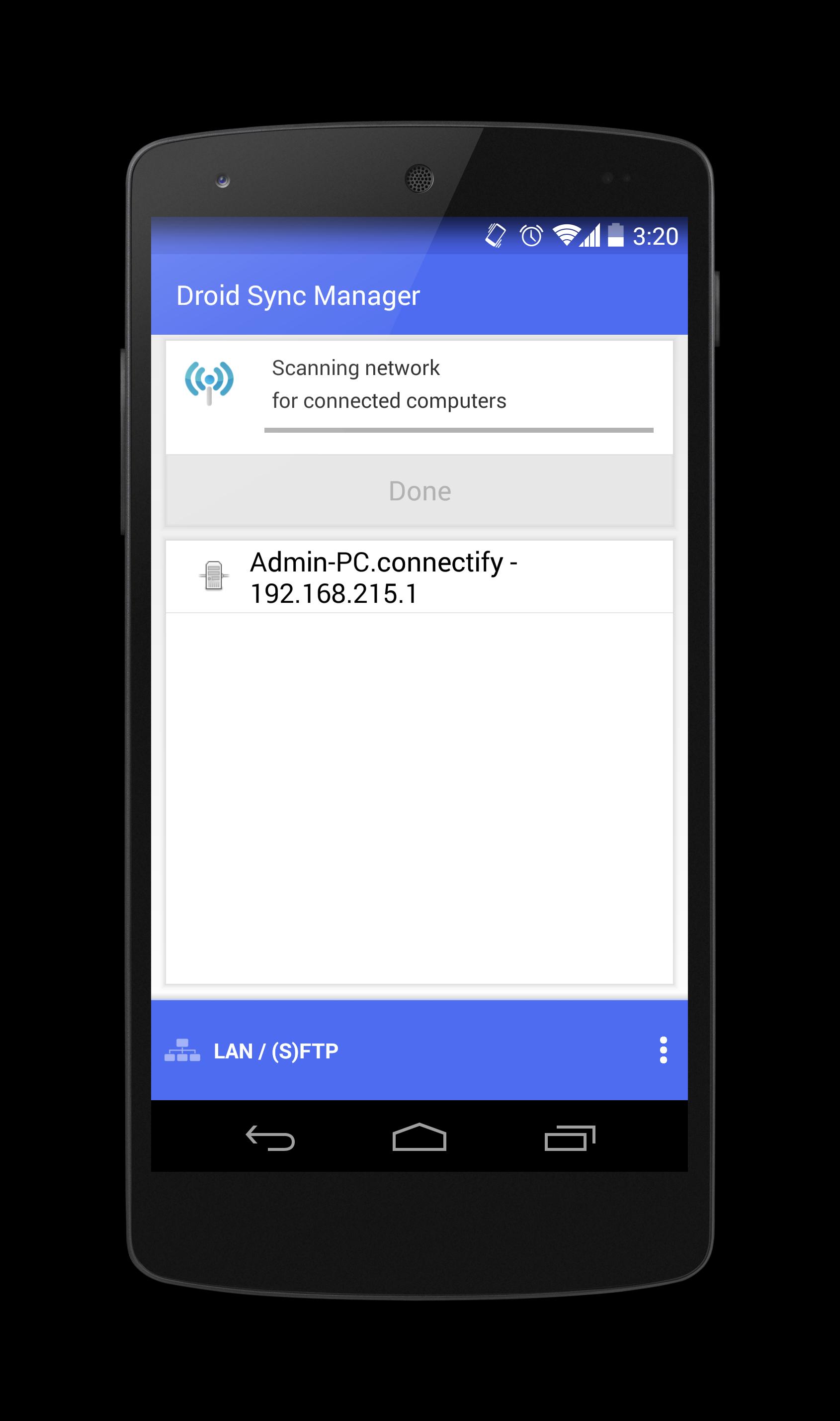 Droid Sync Manager Lite