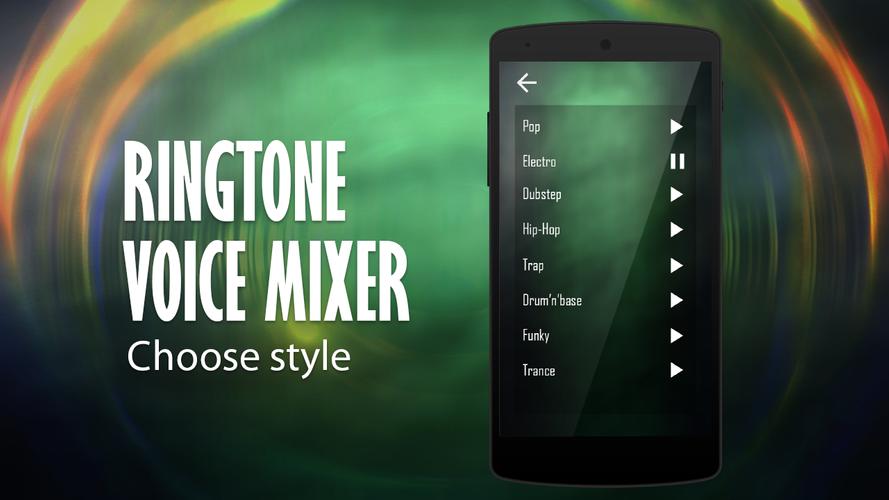 Ringtone voice name mixer