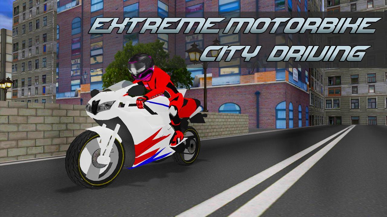 Extreme Motorbike City Driving