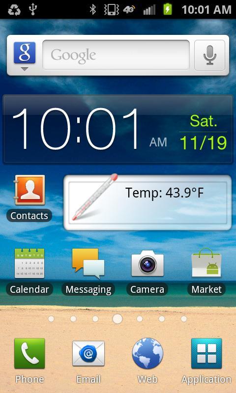 IoBridge Temperature Widget