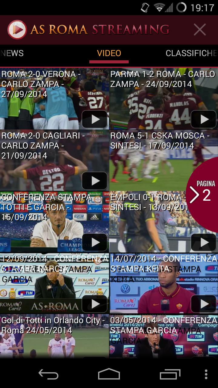 As Roma Streaming