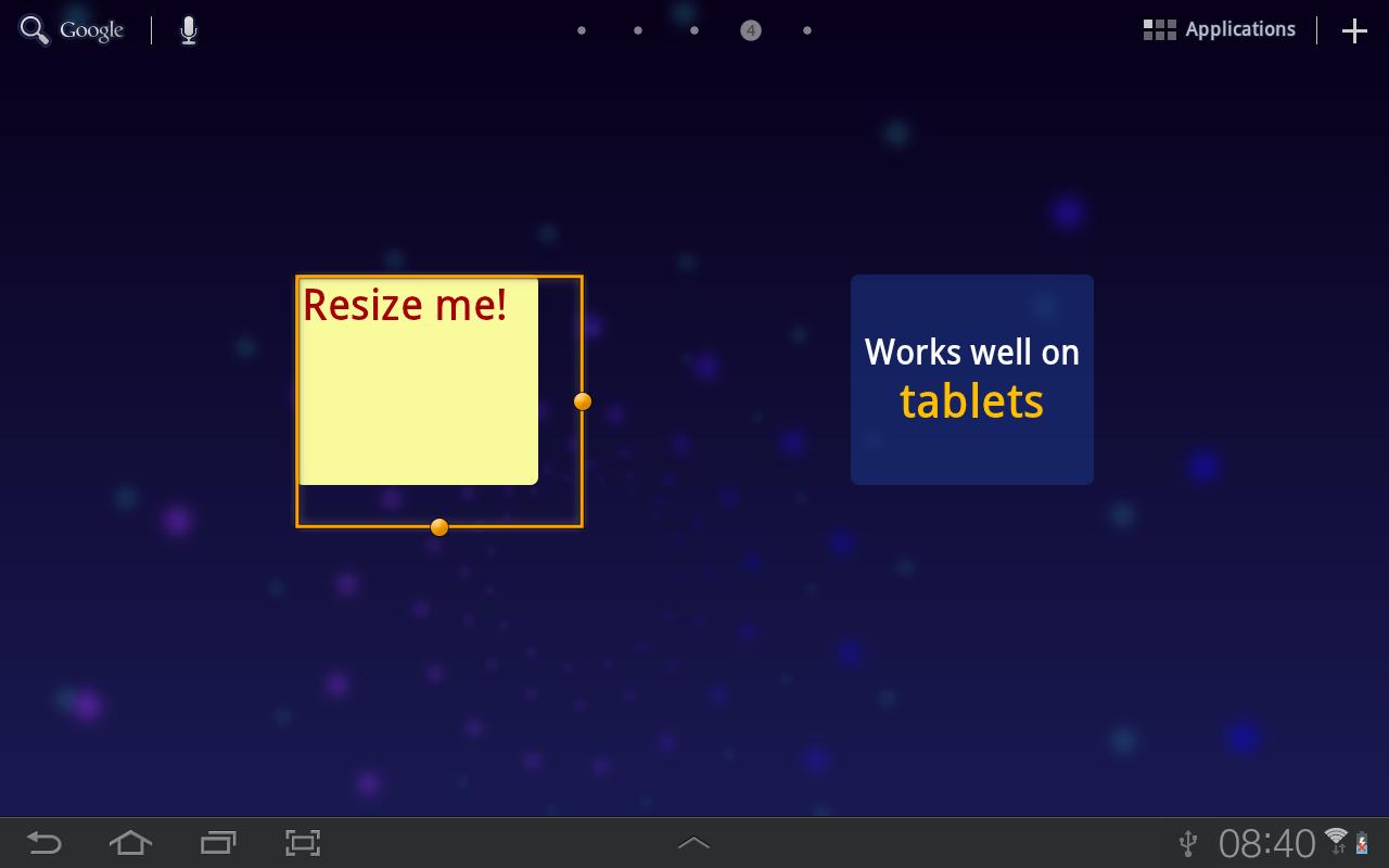 Sticky Notes Widget