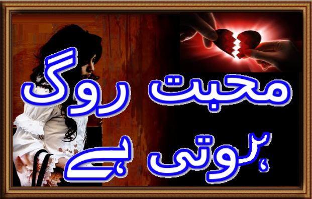 Mohabbat Rog hoti Hai Novel