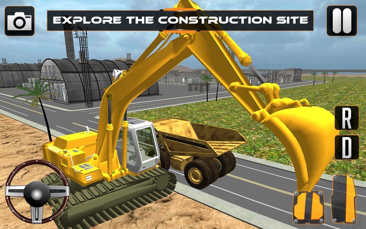 Sand Excavator Crane Sim