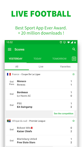 SKORES - Live Football Scores