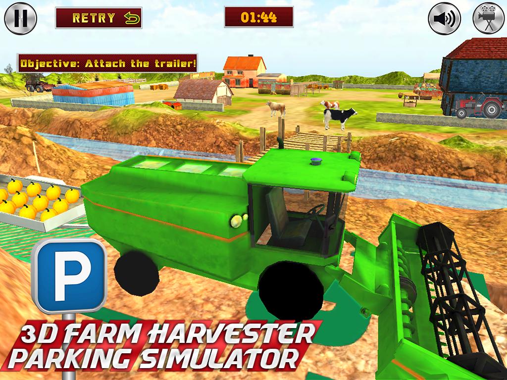 FARM HARVESTER PARKING FRENZY